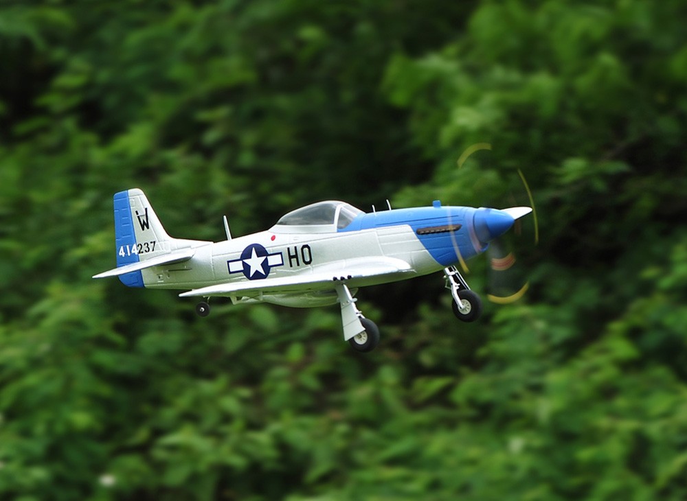 TOP-RC-HOBBY-P-51-Mustang-Spannweite-von-750mm-EPO-RC-Flugzeug-Kriegsvogel-Bausatz-1895218-2